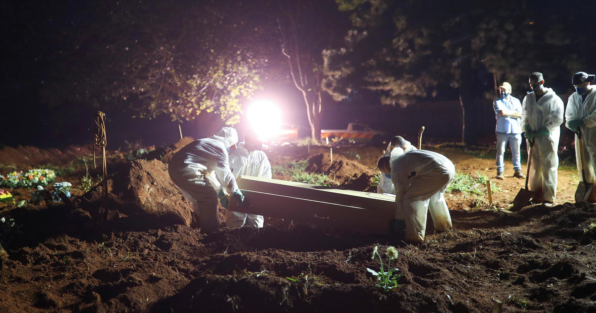 Brazil digs graves 24 hours a day as it faces the worst possible month of COVID crisis