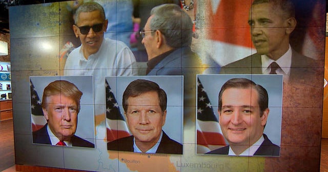 Candidates slam Obama for staying in Cuba after Brussels attacks Candidates slam Obama for staying in Cuba after Brussels attacks