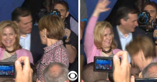 Carly Fiorina falls at Ted Cruz rally Carly Fiorina falls at Ted Cruz rally