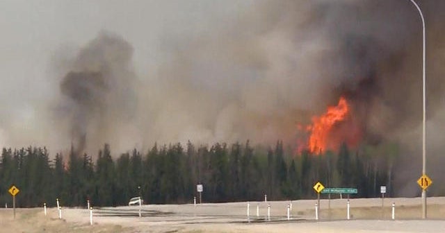 Massive Alberta wildfire expected to double in size