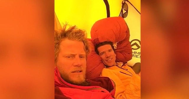 Snapchat videos show Mount Everest climbers hiding from storm