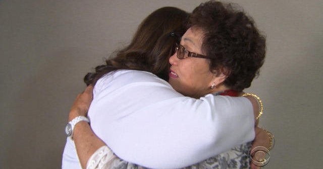 Woman meets birth mother after 50-year wait