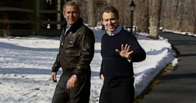U.K. inquiry blasts Blair for following Bush into Iraq War