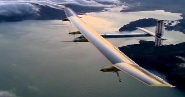Sunlight powers a globetrotting flight