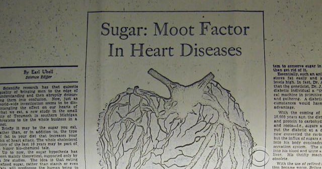 Did sugar industry play down health hazards for decades?