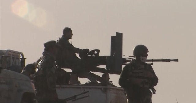 On the front line with troops chasing ISIS away from Mosul