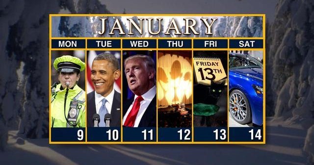 Calendar: Week of January 9