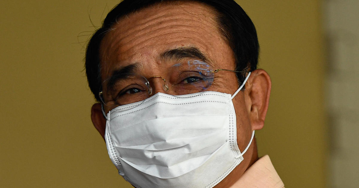 Thailand's prime minister fined for not wearing a mask in Bangkok