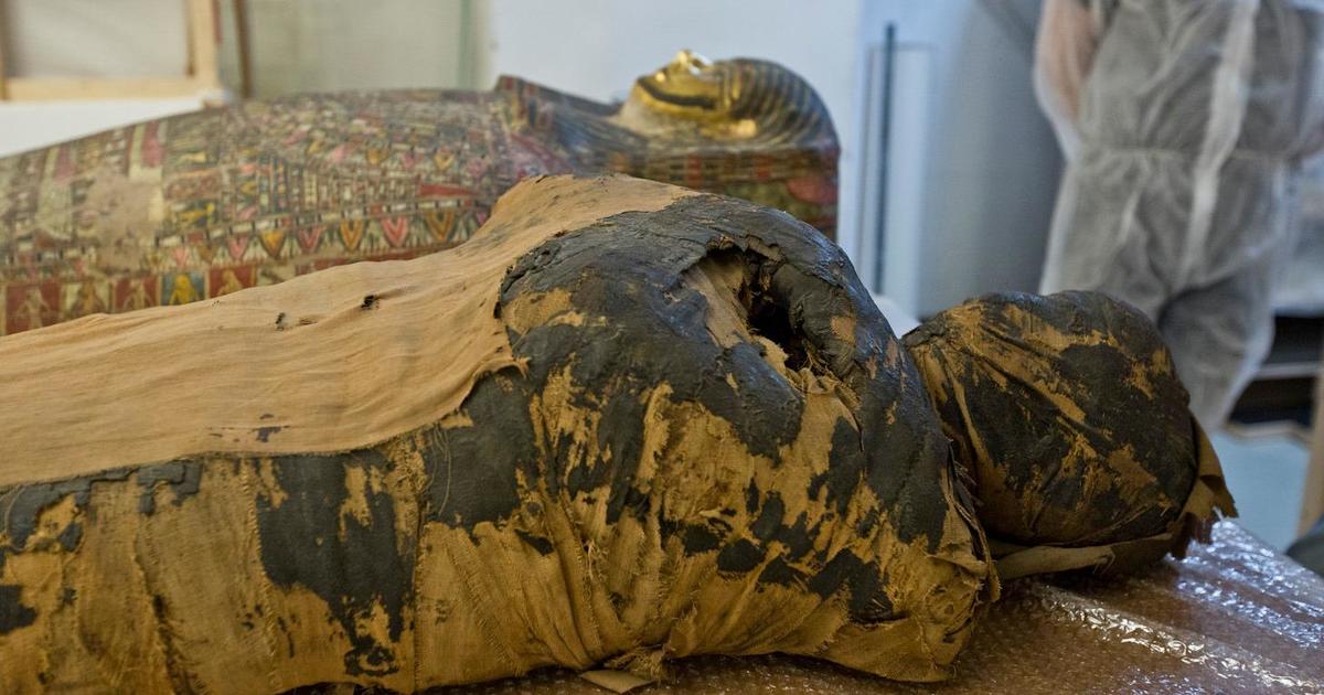 Researchers "shocked" to discover 2,000-year-old Egyptian mummy was a pregnant woman