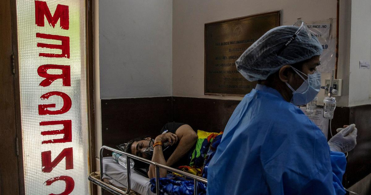 No beds": Indian hospitals struggle to secure more oxygen amid COVID crisis - CBS News