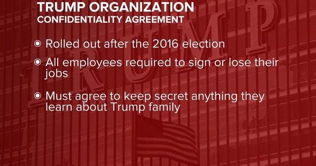 Trump Organization employees must agree to not sue the company Trump Organization employees must agree to not sue the company