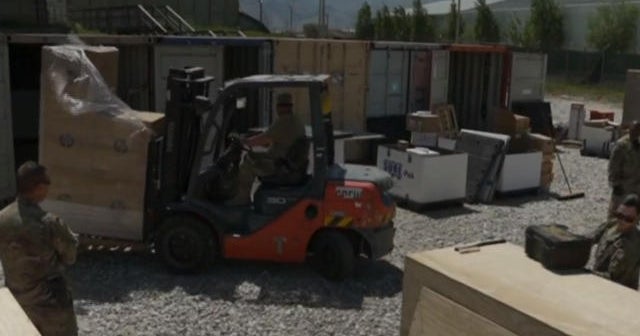 CBS News Exclusive: Inside U.S. air base as troops withdraw from Afghanistan CBS News Exclusive: Inside U.S. air base as troops withdraw from Afghanistan
