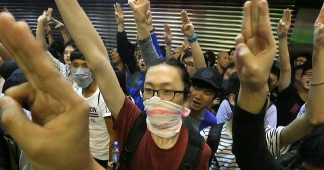 Hunger Games three fingered salute now a widely-used protest symbol in South East Asia