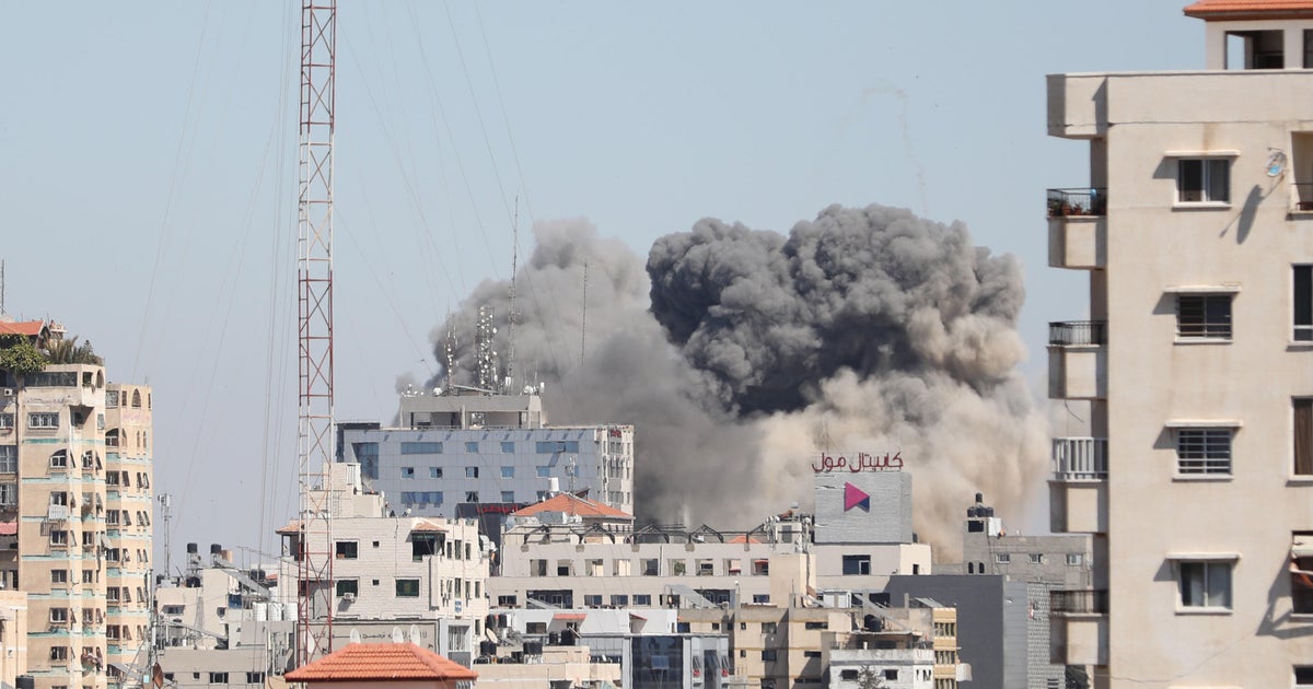 Israeli airstrike in Gaza destroys building with AP bureau