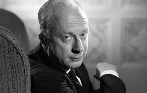 Dem Pres candidate Walter Mondale on the stump holding