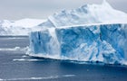 Icebergs Weddell Sea near Snow Hill Island, Antarctica 