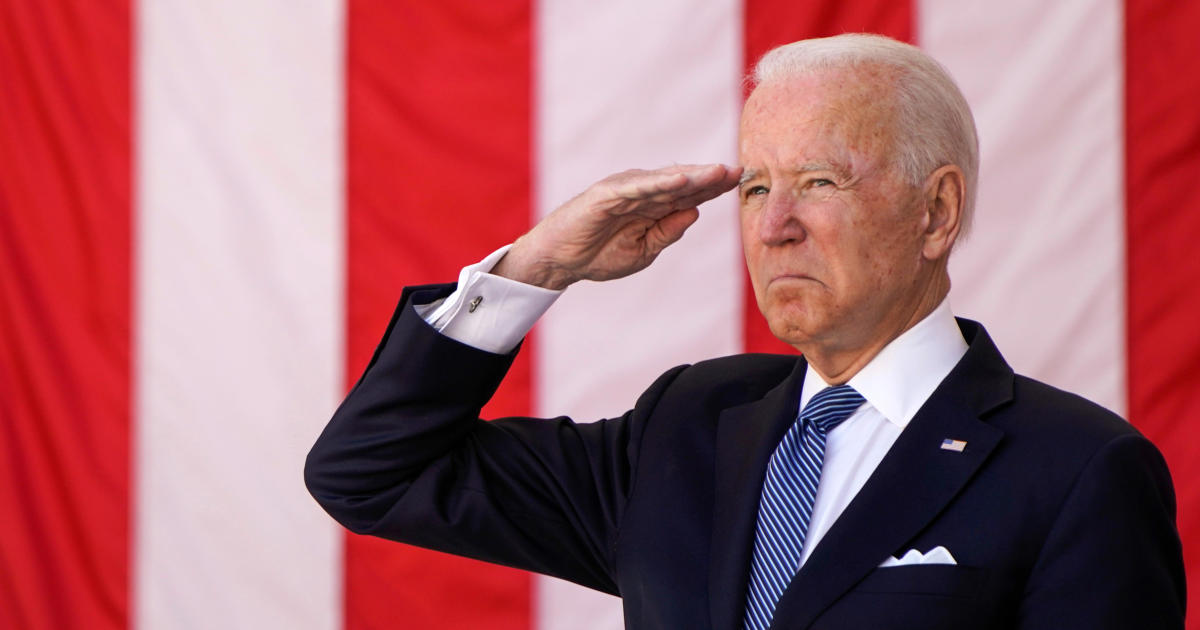 Biden invokes "soul of America" theme on Memorial Day