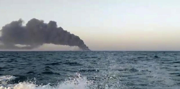 Iran Navy Fire 