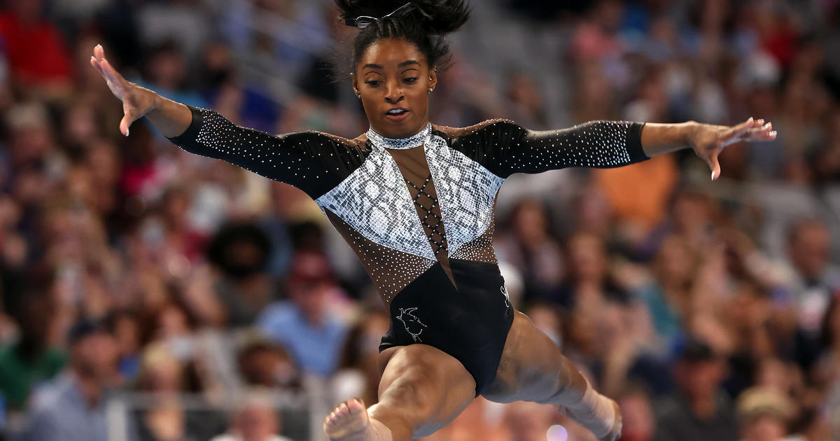 Simone Biles claims record seventh U.S. women's all-around gymnastics title