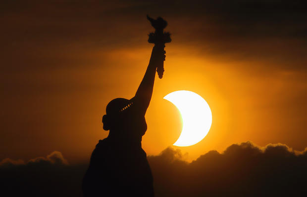 Rare Sunrise Eclipse Entrances Northeast States 