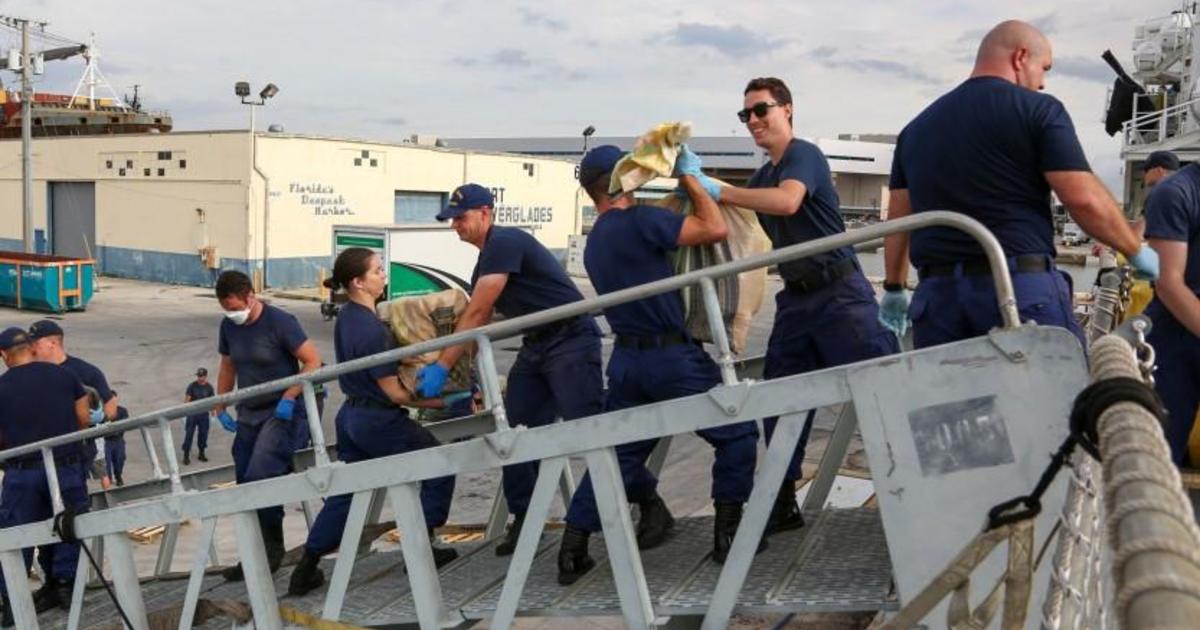 Coast Guard offloads almost 4 tons of cocaine with estimated street value of $143.5 million