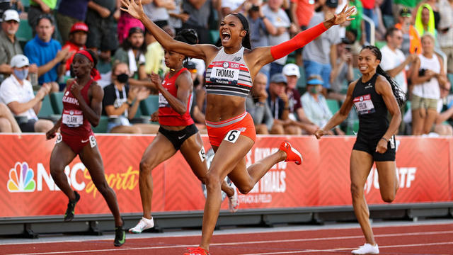 Sprinter Gabby Thomas Aims To Fix Racial Disparities In Health Care And Go For Gold At Tokyo Olympics Cbs News