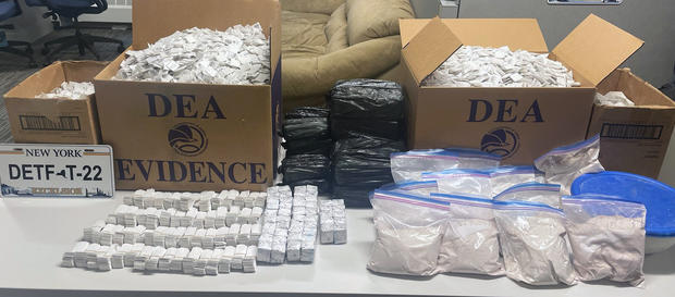 Glassines and powder seized - fentanyl and heroin 