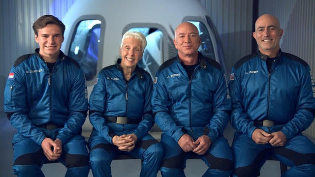 Bezos and his Blue Origin crewmates trained for 14 hours. These are the