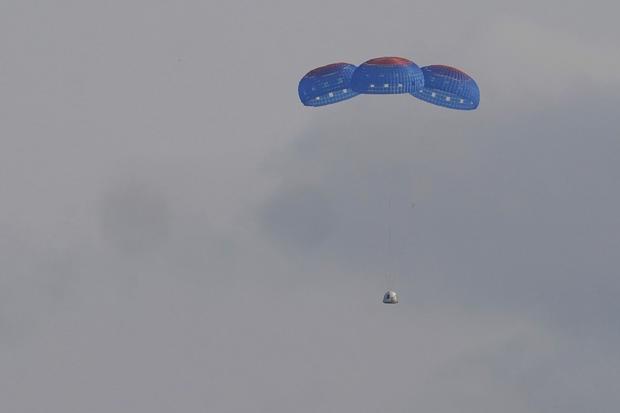 Blue Origin Bezos landing 