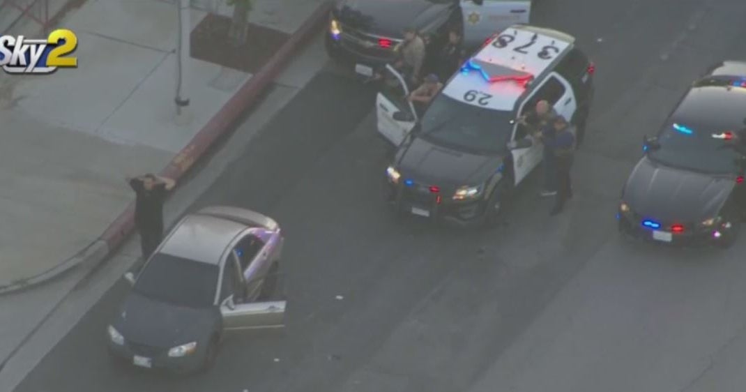 2 Arrested In Azusa After High Speed Chase Linked To Murder Case CBS