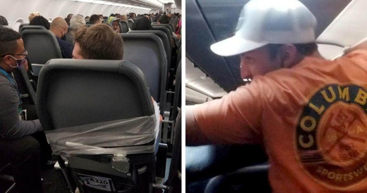 az-news-ai.blogspot.com - Frontier Airlines passenger taped to seat after allegedly groping two flight attendants and punching another - CBS News