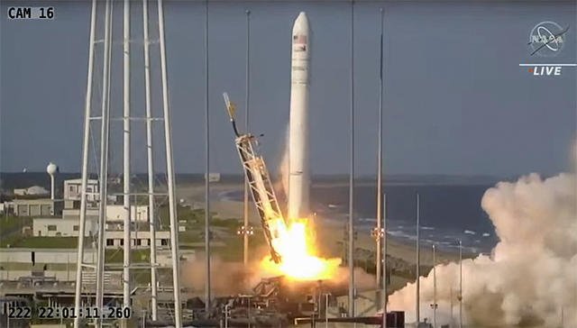 Northrop Grumman Launches Cygnus Cargo Ship To Space Station Cbs News