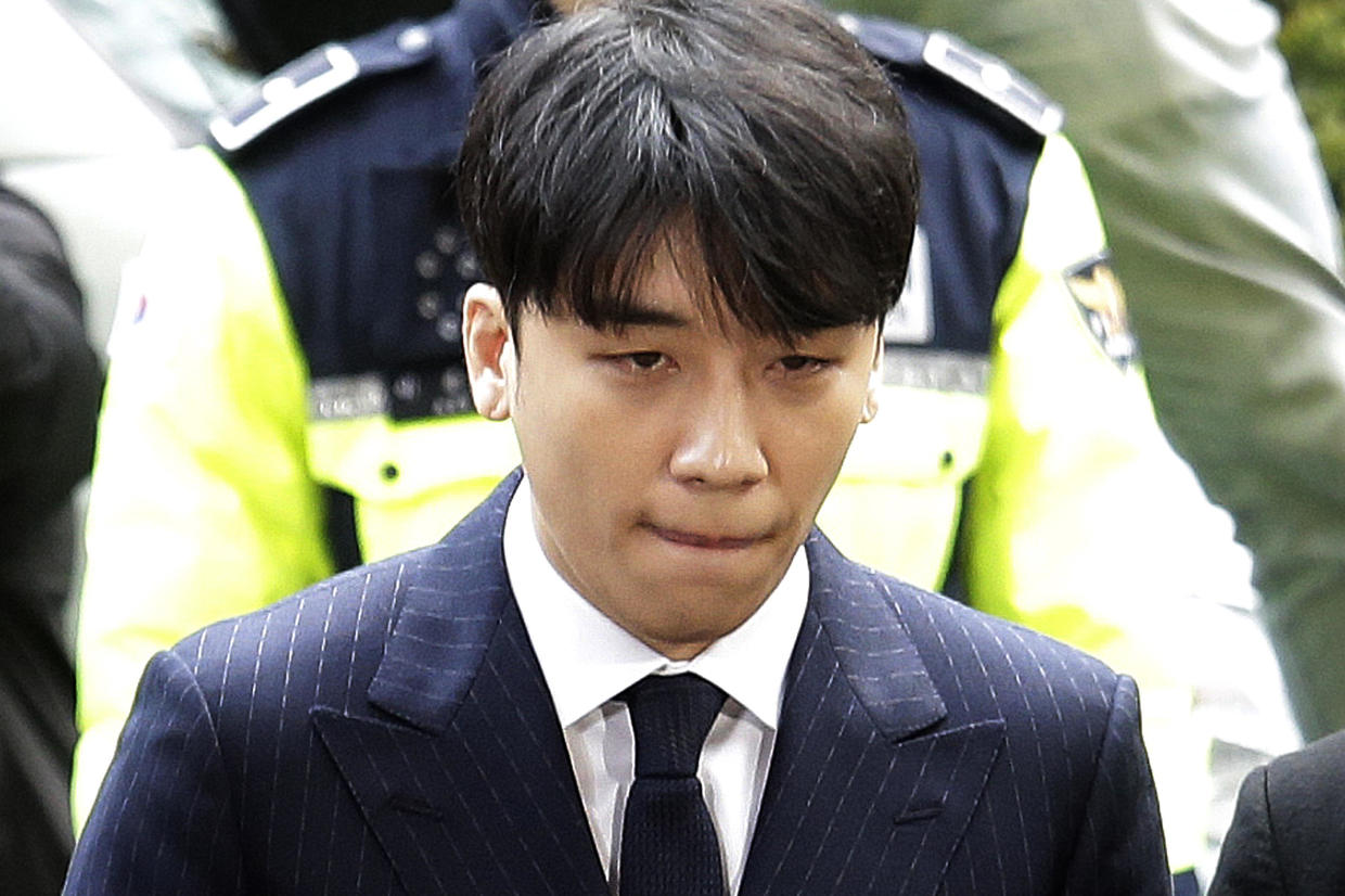 K Pop Star Seungri Sentenced To 3 Years In Prison In Prostitution Case Cbs News 1044