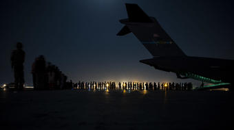 U.S. beefs up Afghan airlift as Taliban warns deadline is firm 