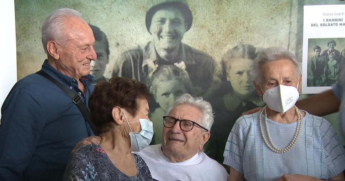 WWII veteran reunites with siblings whose lives he almost cut short