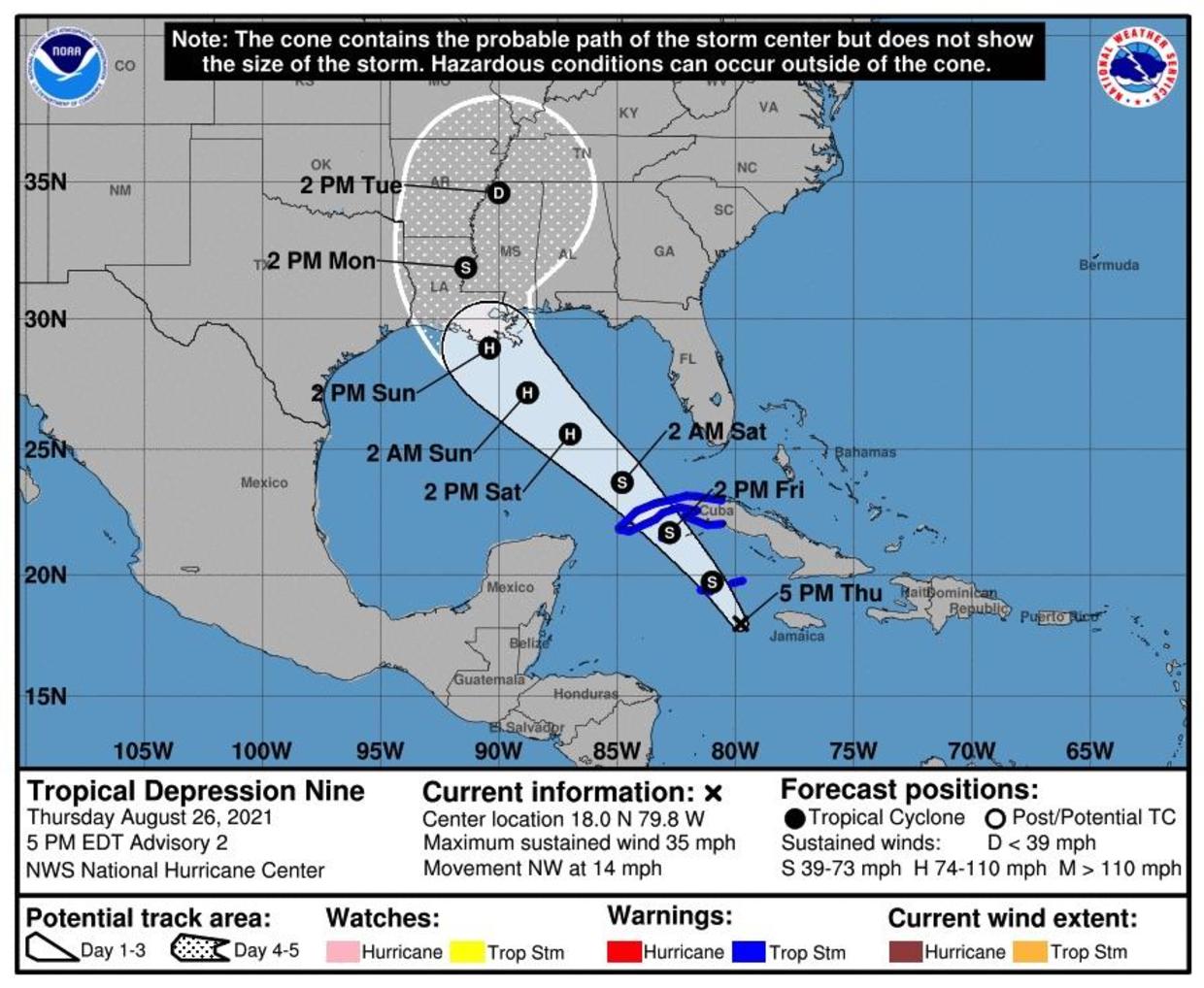 Tropical Storm Ida could make landfall in just days as a ...