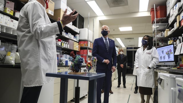 President Biden Visits The National Institutes Of Health 