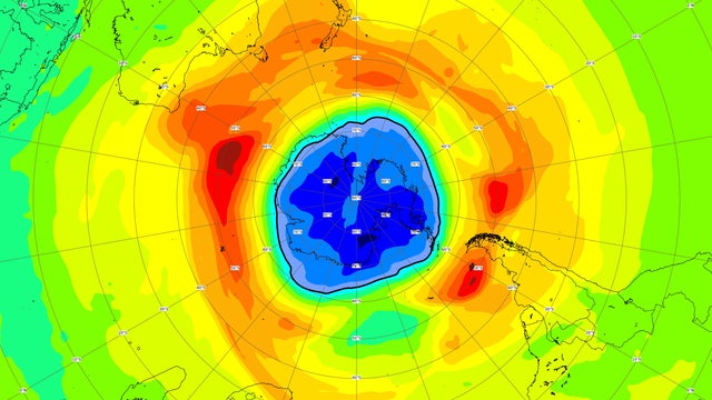 Antarctica Ozone Hole 