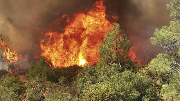 Fawn Fire burning in Shasta County 