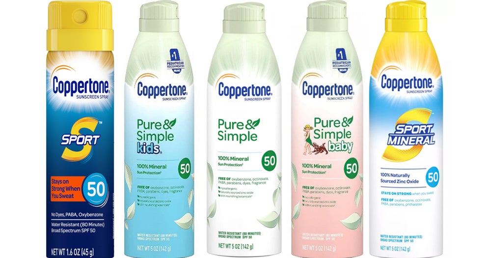 Coppertone Recalls 5 Spray Sunscreens Detected To Contain Benzene CBS