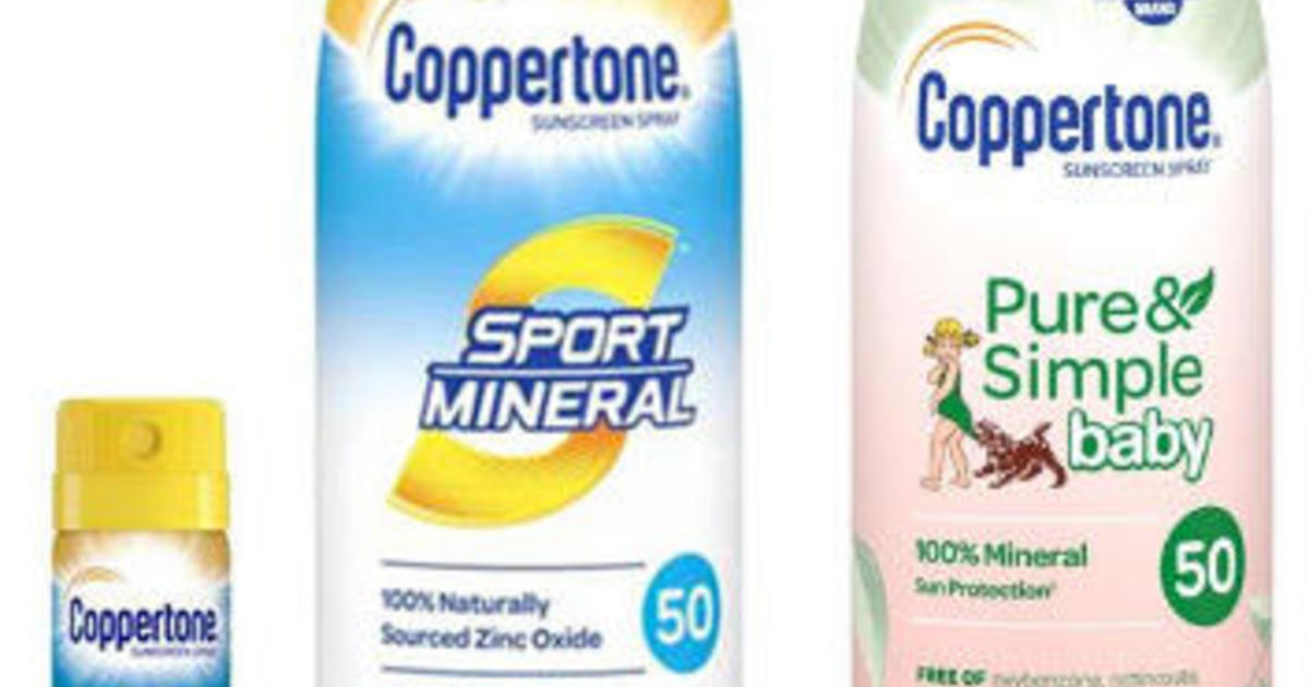 Coppertone recalls five sunscreen products found to contain benzene