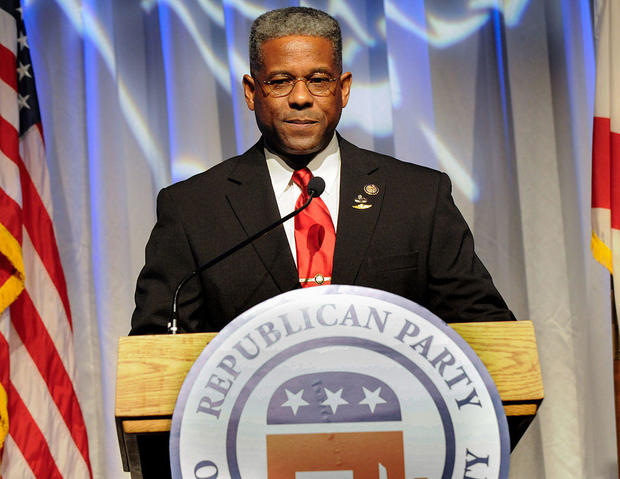 Allen West Speaks At Lincoln Day Dinner 