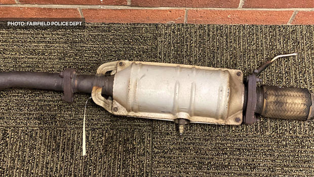 Stolen Catalytic Converter Recovered by Fairfield Police 