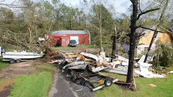 Tornadoes tear off roofs and leave trail of damage in Texas, Louisiana 