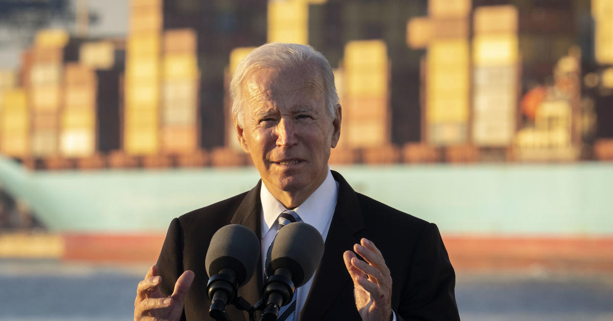 Biden says inflation is "worrisome" in speech at Port of Baltimore