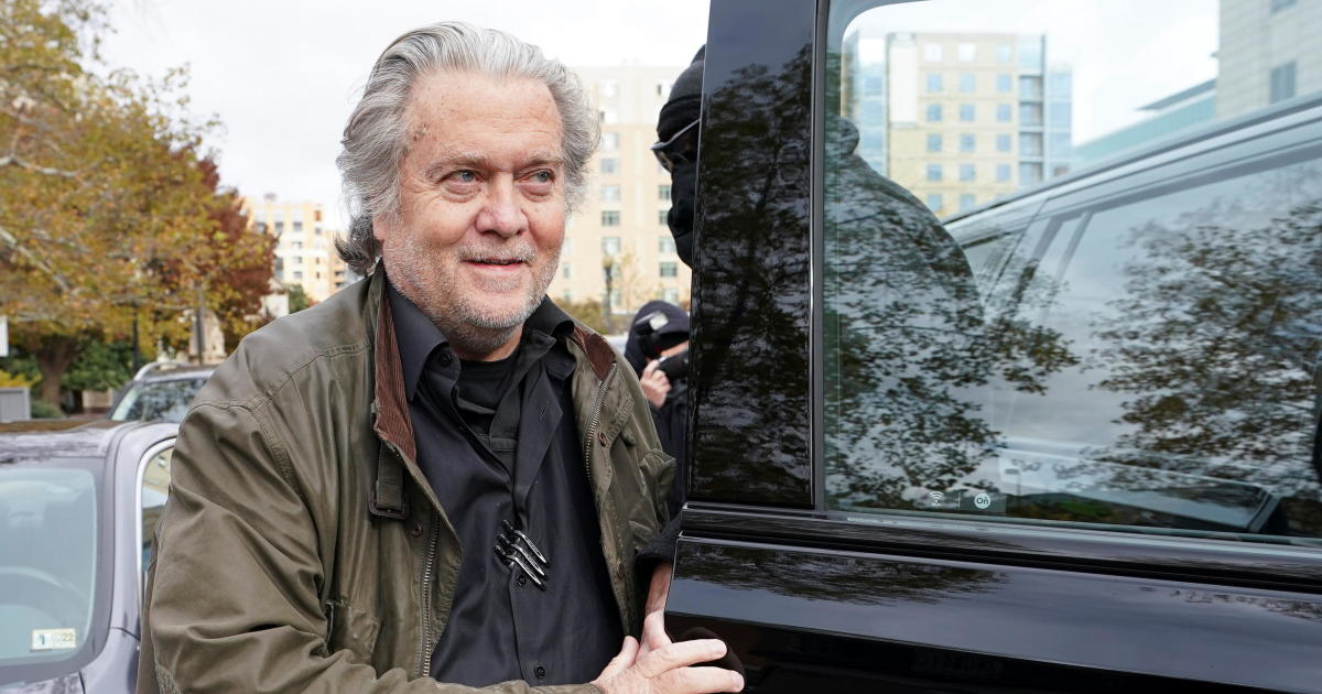 Steve Bannon claims he didn't "willfully" commit a crime in defying congressional subpoenas