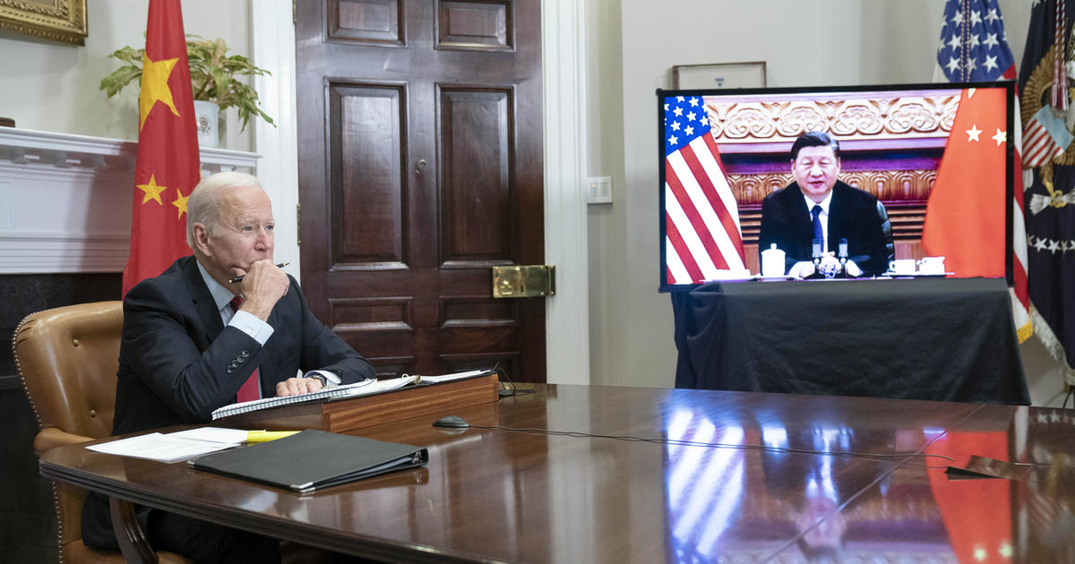 Biden's "respectful" 3.5-hour virtual summit with China's Xi focuses on "managing strategic risks" like Taiwan
