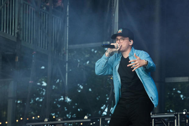 Rapper Logic performs at BottleRock Napa Valley 