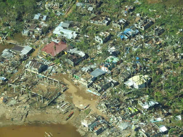 Typhoon Rai aftermath in the Philippines 