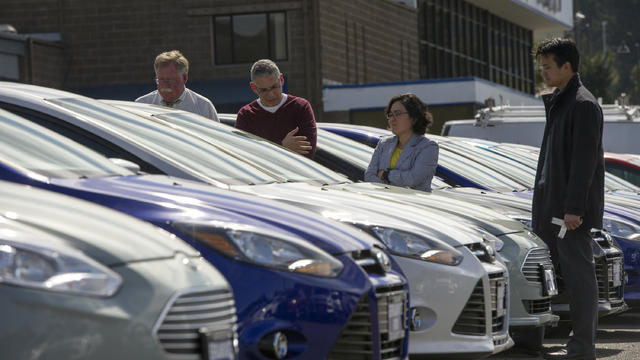 Views Of A Ford Dealership Ahead Of Domestic Auto Sales Data 